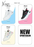 Xajzpa - Women Chunky Sneakers White Vulcanize Shoes Plus Size 35-43 Female Platform Running Ladies