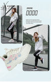 Xajzpa - Women Chunky Sneakers White Vulcanize Shoes Plus Size 35-43 Female Platform Running Ladies