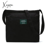 Xajzpa - Women Corduroy Shoulder Bag Quality Canvas Crossbody Bags Simple Cloth Fabric Handbag Tote