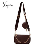 Xajzpa - Women Crossboy Bags New Leather Shoulder Bag With Coin Purse And Handbag Ladies 2 Pieces