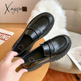 Aiertu Women Flat Loafers Shoes Japanese Style Vintage Shoes Metal Decoration Platform Mary Jane Shoes sapatos femininos Lolita Shoes Aiertu
