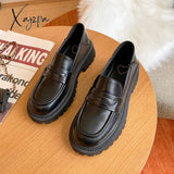 Aiertu Women Flat Loafers Shoes Japanese Style Vintage Shoes Metal Decoration Platform Mary Jane Shoes sapatos femininos Lolita Shoes Aiertu