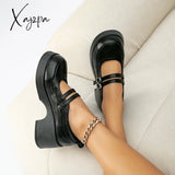 Xajzpa - Women Flat Mary Janes Black / Eu 35 | Us 5