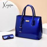 Xajzpa - Women Handbags High Quality Patent Leather Women’s Bag Fashion Shoulder Bag Luxury Tote