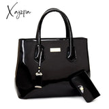 Xajzpa - Women Handbags High Quality Patent Leather Women’s Bag Fashion Shoulder Bag Luxury Tote