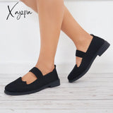 Xajzpa - Women Knit Mary Jane Flats Breathable Loafers Comfy Walking Shoes