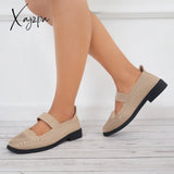 Xajzpa - Women Knit Mary Jane Flats Breathable Loafers Comfy Walking Shoes