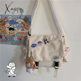 Xajzpa - Women Large Capacity Single Shoulder Bag Messenger Tooling Postman’s Girl Student’s