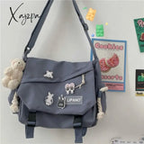 Xajzpa - Women Large Capacity Single Shoulder Bag Messenger Tooling Postman’s Girl Student’s