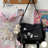 Xajzpa - Women Large Capacity Single Shoulder Bag Messenger Tooling Postman’s Girl Student’s