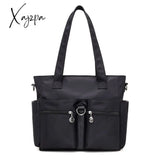 Xajzpa - Women Large Capacity Solid Color Shoulder Bag Femal Luxury Designer Crossbody Waterproof