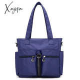 Xajzpa - Women Large Capacity Solid Color Shoulder Bag Femal Luxury Designer Crossbody Waterproof