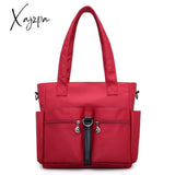 Xajzpa - Women Large Capacity Solid Color Shoulder Bag Femal Luxury Designer Crossbody Waterproof