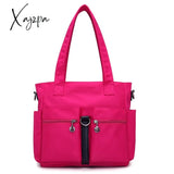 Xajzpa - Women Large Capacity Solid Color Shoulder Bag Femal Luxury Designer Crossbody Waterproof