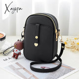 Xajzpa - Women Mobile Phone Bag Cute Mini Shoulder Pu Leather Small Crossbody Female Gifts Cash