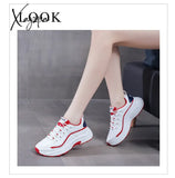 Xajzpa - Women Platform Sneakers Ladies Sports Casual Shoes Vulcanized Fashion Chunky Outdoor