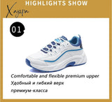 Xajzpa - Women Platform Sneakers Ladies Sports Casual Shoes Vulcanized Fashion Chunky Outdoor