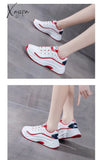 Xajzpa - Women Platform Sneakers Ladies Sports Casual Shoes Vulcanized Fashion Chunky Outdoor