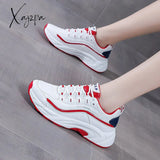 Xajzpa - Women Platform Sneakers Ladies Sports Casual Shoes Vulcanized Fashion Chunky Outdoor