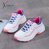 Xajzpa - Women Platform Sneakers Ladies Sports Casual Shoes Vulcanized Fashion Chunky Outdoor