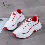 Xajzpa - Women Platform Sneakers Ladies Sports Casual Shoes Vulcanized Fashion Chunky Outdoor