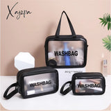 Xajzpa - Women Portable Travel Wash Bag Female Transparent Waterproof Makeup Storage Pouch Large