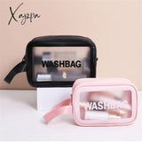 Xajzpa - Women Portable Travel Wash Bag Female Transparent Waterproof Makeup Storage Pouch Large