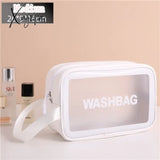 Xajzpa - Women Portable Travel Wash Bag Female Transparent Waterproof Makeup Storage Pouch Large