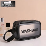 Xajzpa - Women Portable Travel Wash Bag Female Transparent Waterproof Makeup Storage Pouch Large