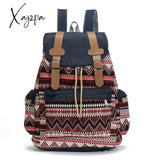 Xajzpa - Women Printing Backpack Canvas School Bags For Teenagers Shoulder Bag Weekend Travel Bagpack Rucksack Bolsas Mochilas Femininas