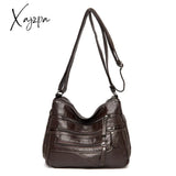 Xajzpa - Women Shoulder Bag Leather Luxury Handbags Women’s Bags Designer Crossbody Female