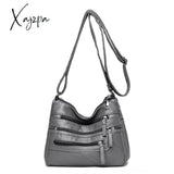 Xajzpa - Women Shoulder Bag Leather Luxury Handbags Women’s Bags Designer Crossbody Female