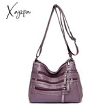 Xajzpa - Women Shoulder Bag Leather Luxury Handbags Women’s Bags Designer Crossbody Female