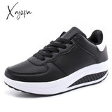 Xajzpa - Women Sneakers New Breathable Vulcanize Shoes Waterproof Wedges Platform Woman Sneaker