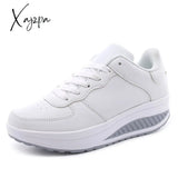 Xajzpa - Women Sneakers New Breathable Vulcanize Shoes Waterproof Wedges Platform Woman Sneaker