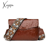 Xajzpa - Women Soft Genuine Leather Handbags Luxury Designer Shoulder Crossbody Bags Fashion Letter