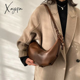 Xajzpa - Women Soft Leather Handbags High Quality Vintage Crossbody Bags For Solid Chains Shoulder