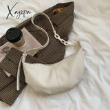 Xajzpa - Women Soft Leather Handbags High Quality Vintage Crossbody Bags For Solid Chains Shoulder