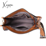 Xajzpa - Women Soft Leather Handbags Lady Small Cute Shoulder Bags Female Fashion Shopping Bag