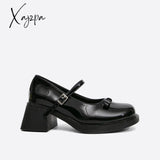 Xajzpa - Women Summer Elegant Trendy Bowknot Decor Heeled Mary Janes