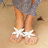 Xajzpa - Women Summer Slippers Hawaiian Starfish Beach Flat Sandals