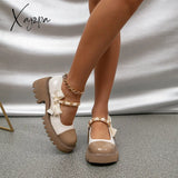 Xajzpa - Women Sweet Preppy Styledaily Casual Platform & Wedge Mary Janes