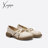 Xajzpa - Women Vintage Round Toe Mary Jane