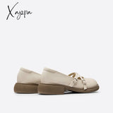 Xajzpa - Women Vintage Round Toe Mary Jane