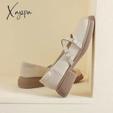 Xajzpa - Women Vintage Round Toe Mary Jane