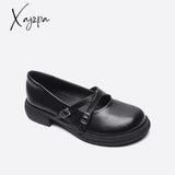 Xajzpa - Women Vintage Round Toe Mary Jane Black / Eu 34 | Us 4