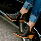 Xajzpa - Women Vintage Western Boots