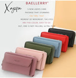 Xajzpa - Women Wallet Double Zipper Summer Female Shoulder Bag Top Quality Cell Phone Pocket Bags