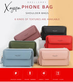 Xajzpa - Women Wallet Double Zipper Summer Female Shoulder Bag Top Quality Cell Phone Pocket Bags