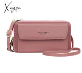 Xajzpa - Women Wallet Double Zipper Summer Female Shoulder Bag Top Quality Cell Phone Pocket Bags